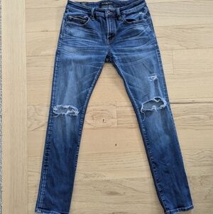 Cult Of Individuality Rocker Slim Jeans 31x33 Rip Repair Distressed